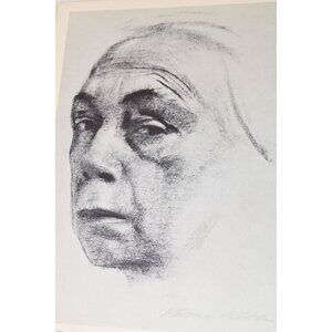KATHE KOLLWITZ Self Portrait Print 91800 Kaethe